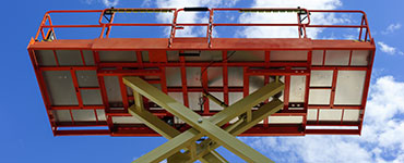 scissor lift fall protection